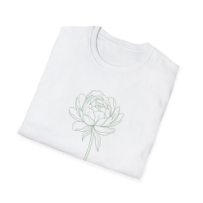 Peony Floral T-Shirt White