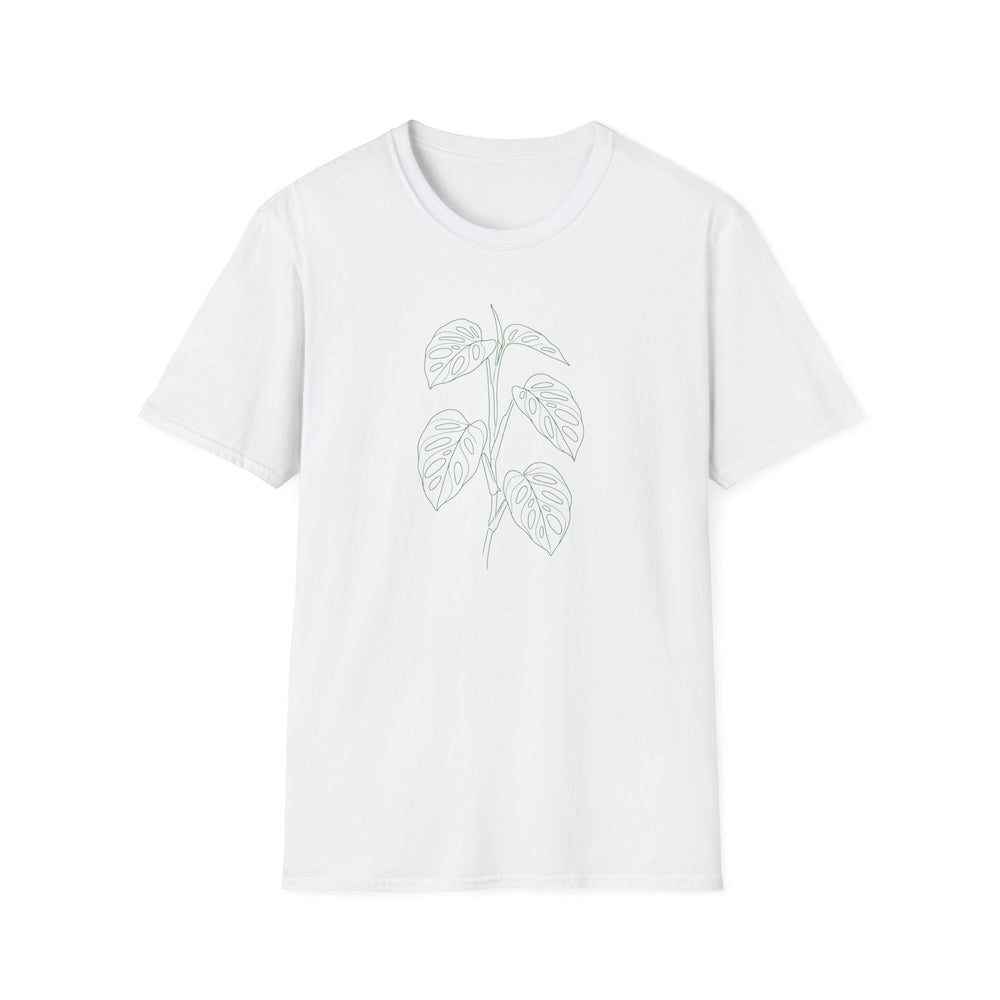 Monstera Adansonii Botanical T-Shirt White