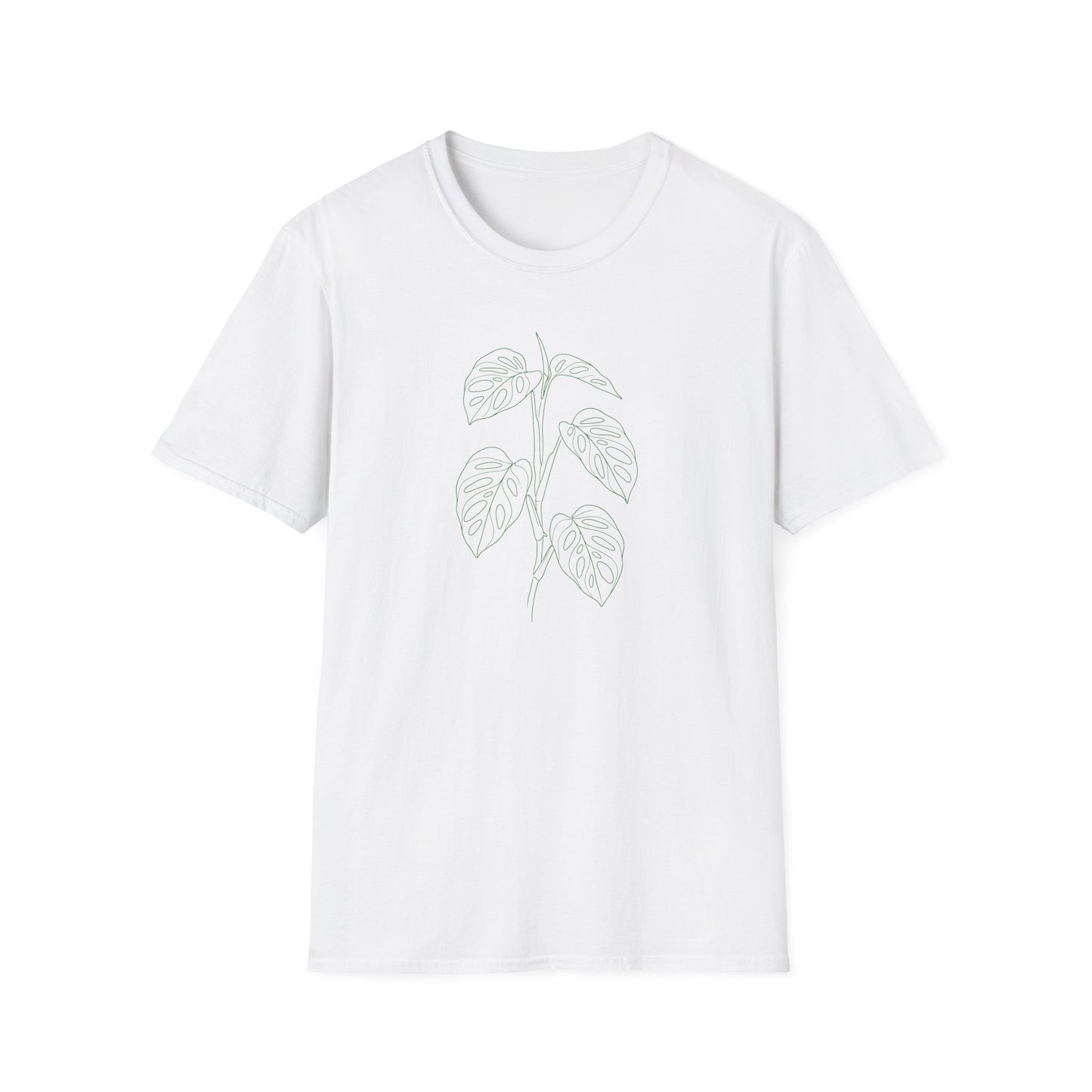 Monstera Adansonii Botanical T-Shirt White