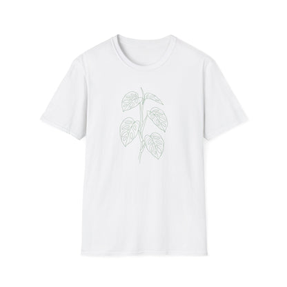 Monstera Adansonii Botanical T-Shirt White