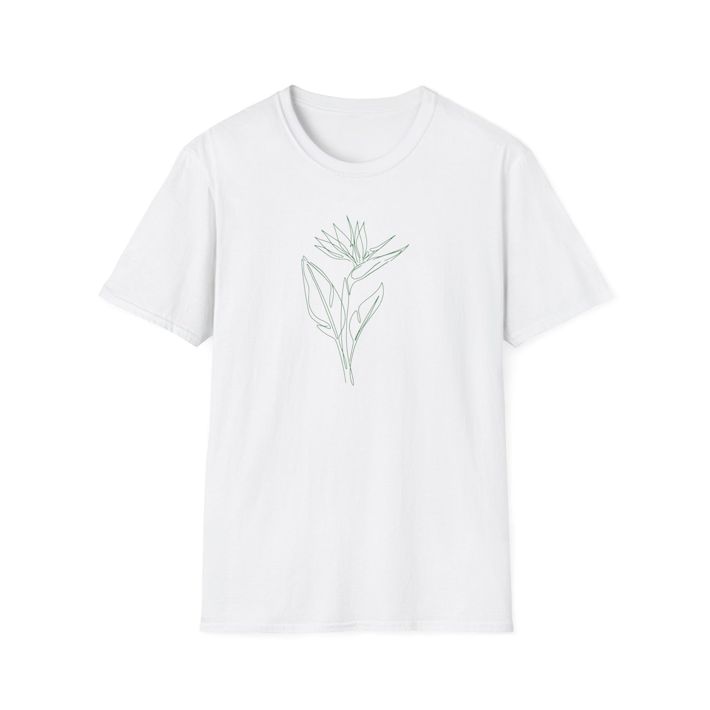 Bird of Paradise Botanical T-Shirt White