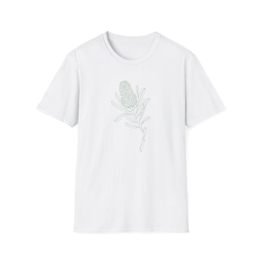 Banksia Australian Native T-Shirt White