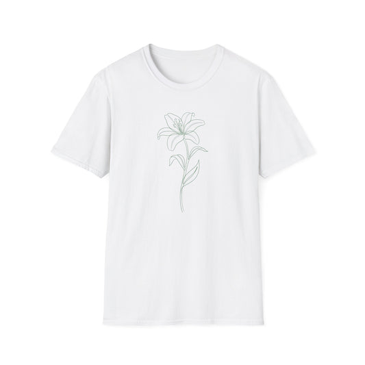Lily Floral T-Shirt White