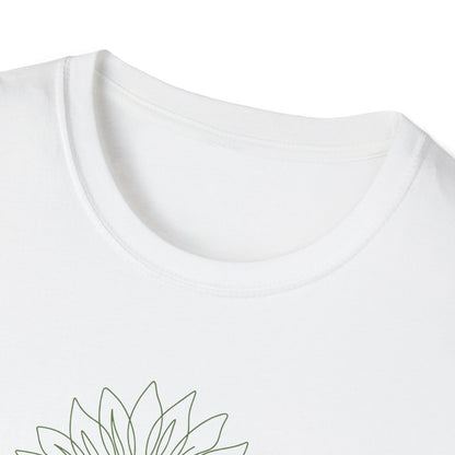 Sunflower Floral T-Shirt White