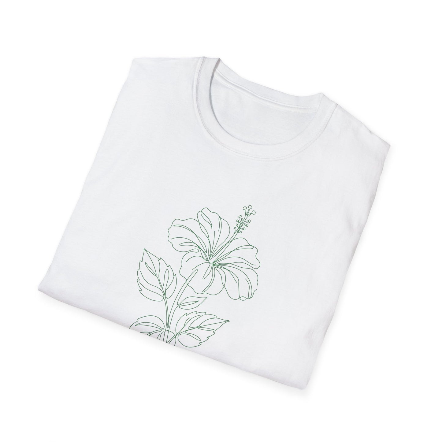 Hibiscus Floral T-Shirt White