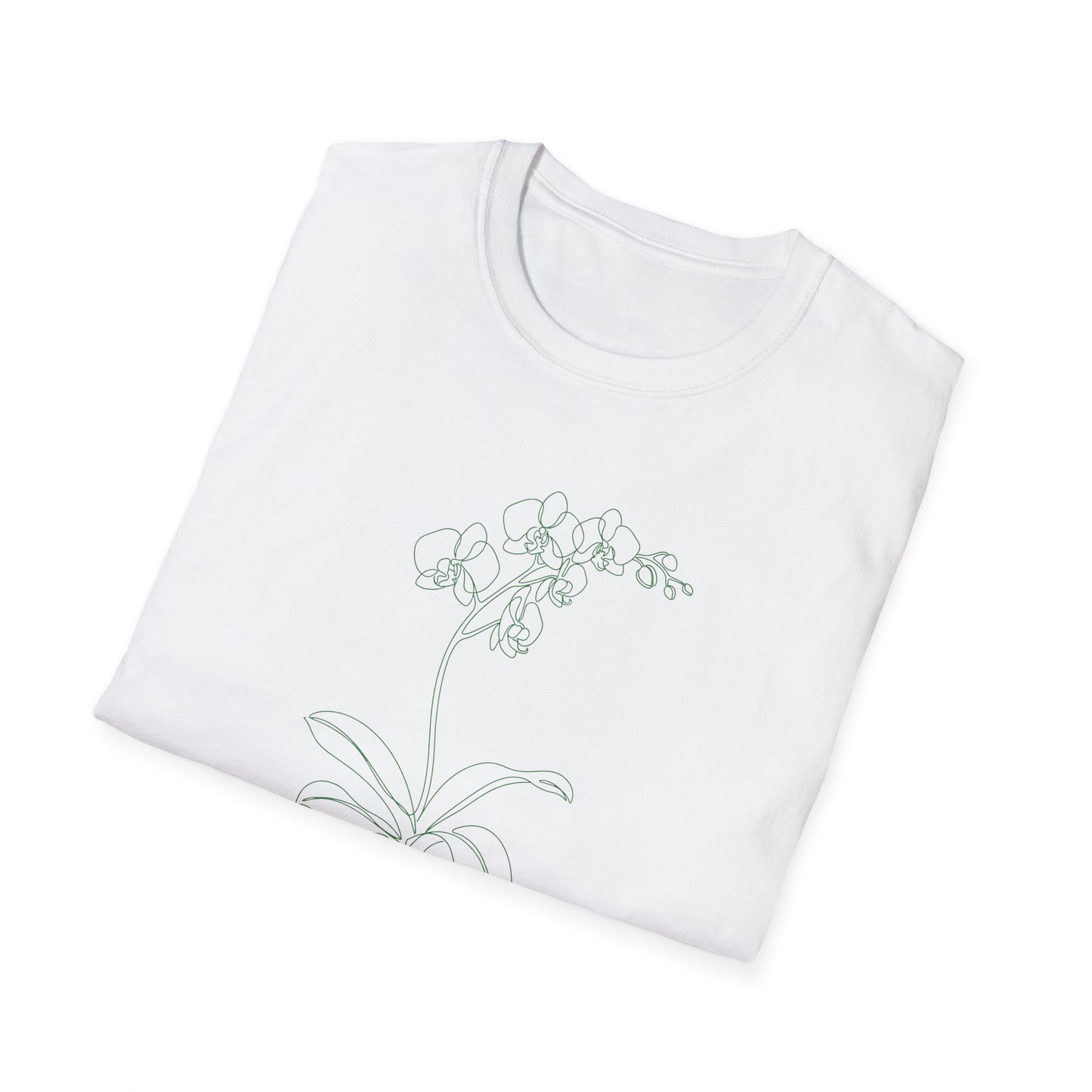 Orchid Floral T-Shirt White