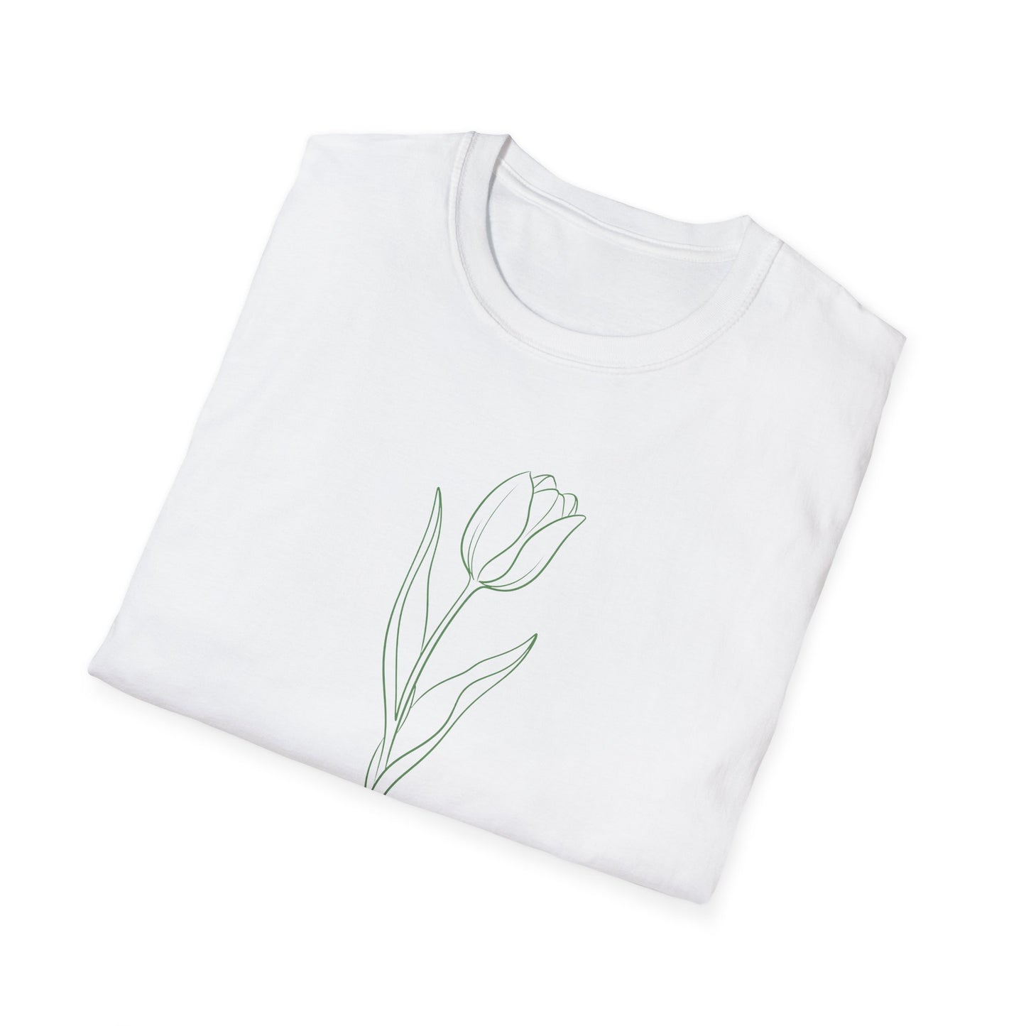 Tulip Floral T-Shirt White