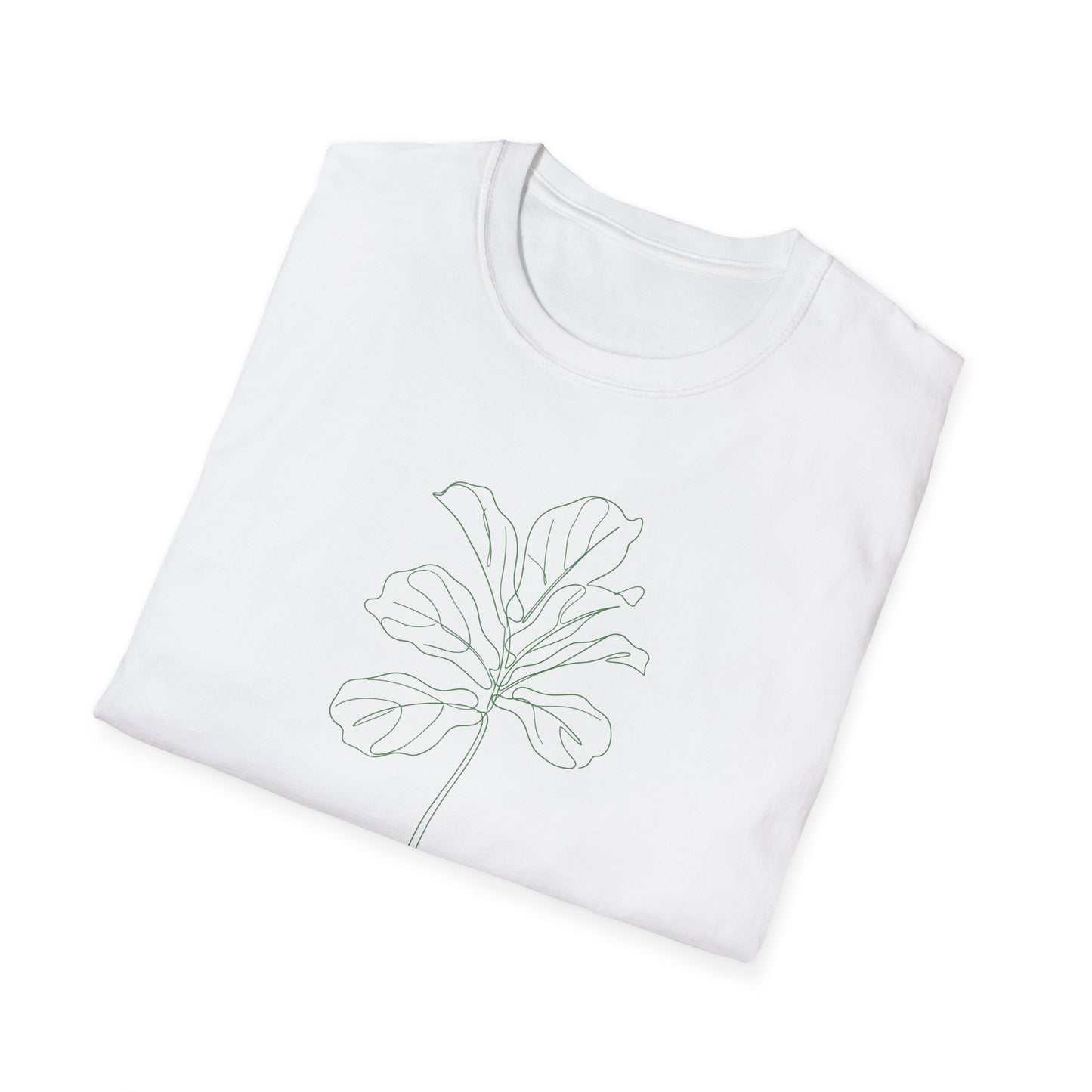 Fiddle Leaf Fig Botanical T-Shirt White