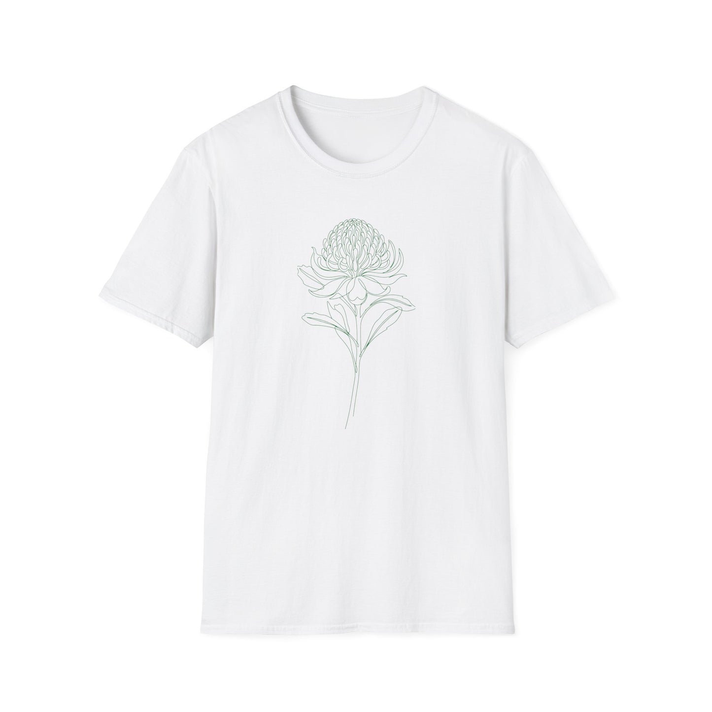 Waratah Australian Native T-Shirt White