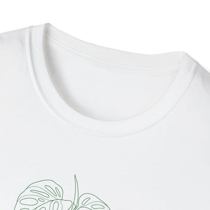 Monstera Adansonii Botanical T-Shirt White
