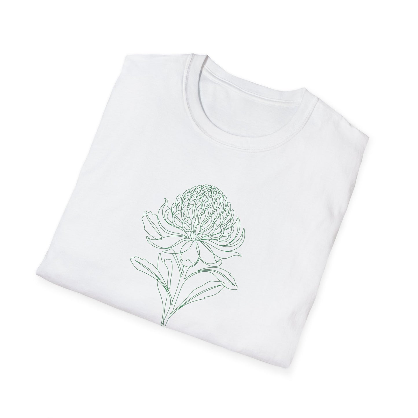 Waratah Australian Native T-Shirt White