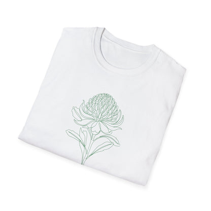 Waratah Australian Native T-Shirt White