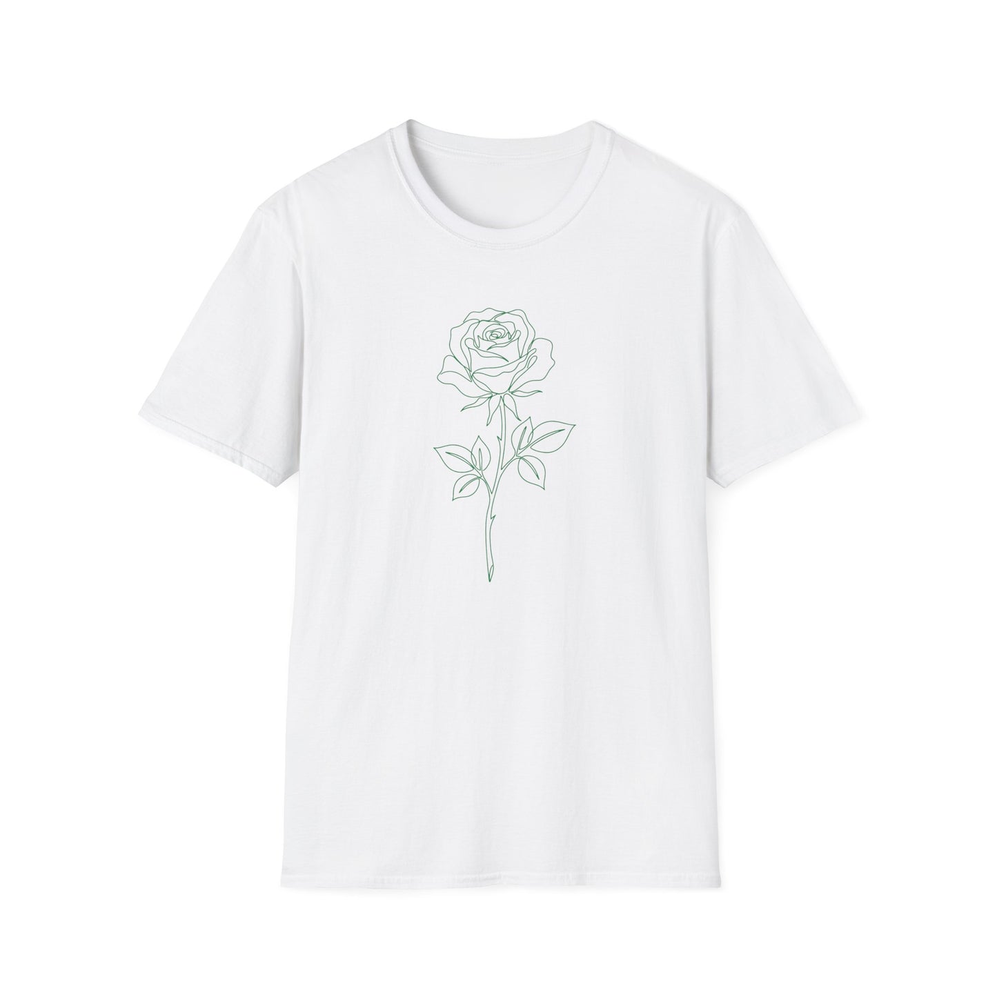Rose Floral T-Shirt White