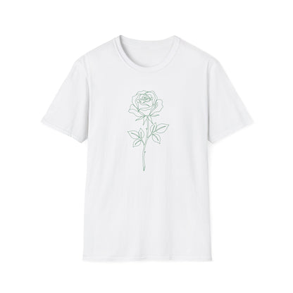 Rose Floral T-Shirt White