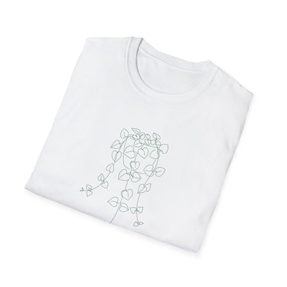 String of Hearts Botanical T-Shirt White