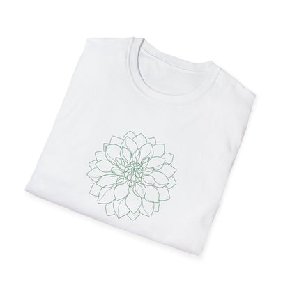 Dahlia Floral T-Shirt White
