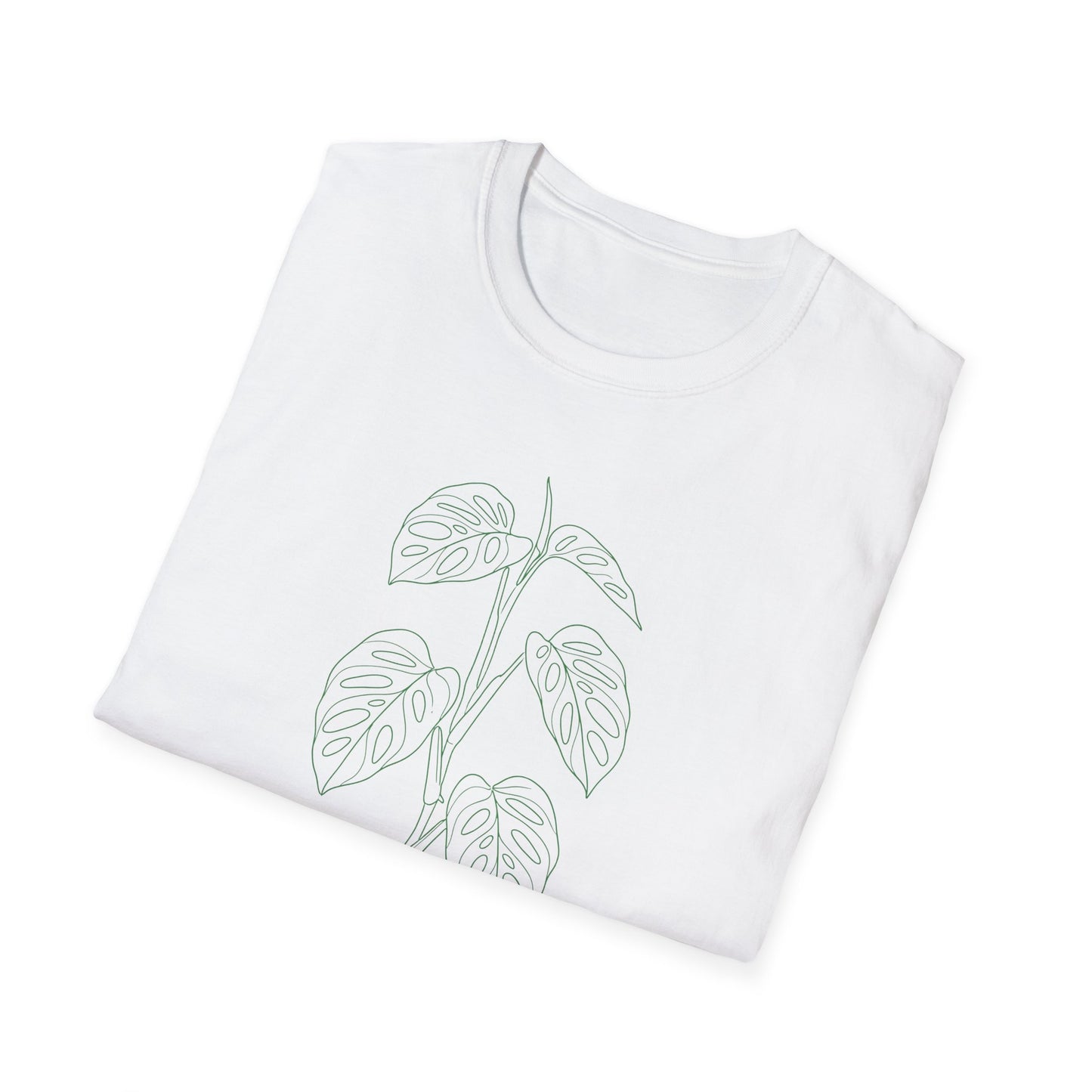 Monstera Adansonii Botanical T-Shirt White
