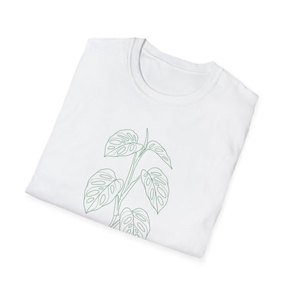 Monstera Adansonii Botanical T-Shirt White