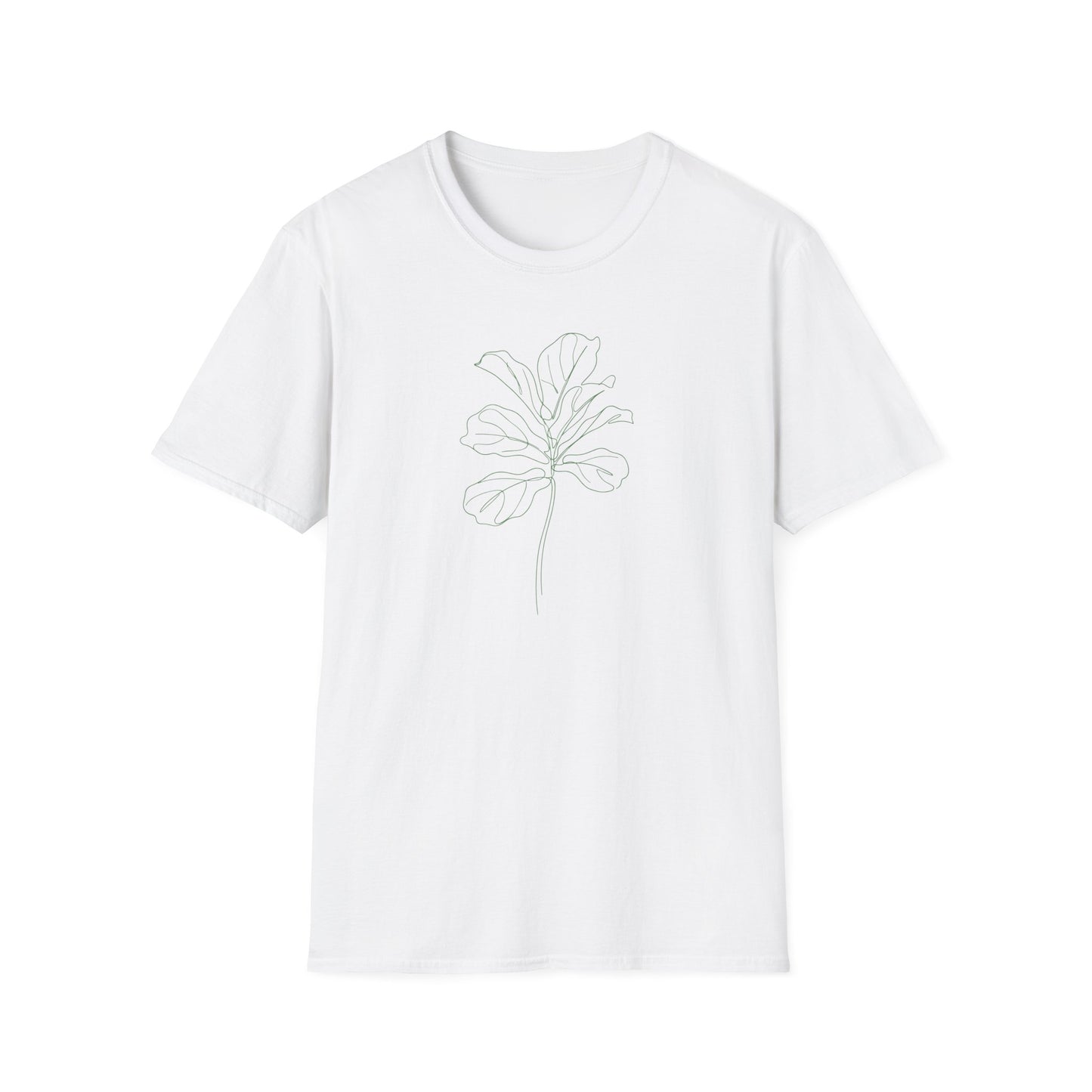 Fiddle Leaf Fig Botanical T-Shirt White