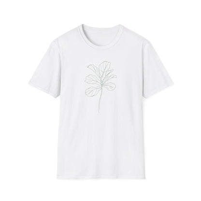 Fiddle Leaf Fig Botanical T-Shirt White