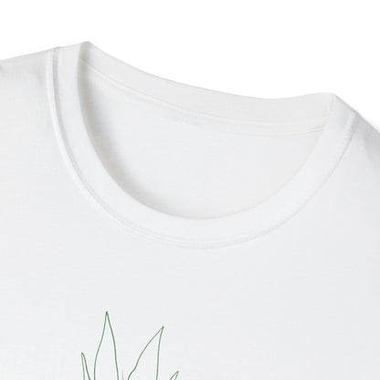 Snake Plant Botanical T-Shirt White
