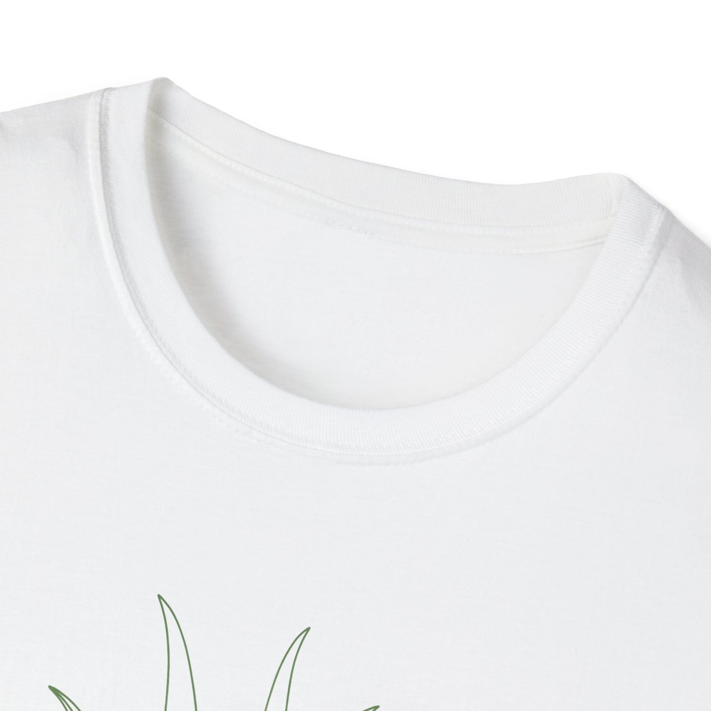 Aloe Vera Botanical T-Shirt White
