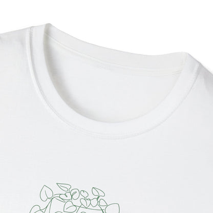 String of Hearts Botanical T-Shirt White