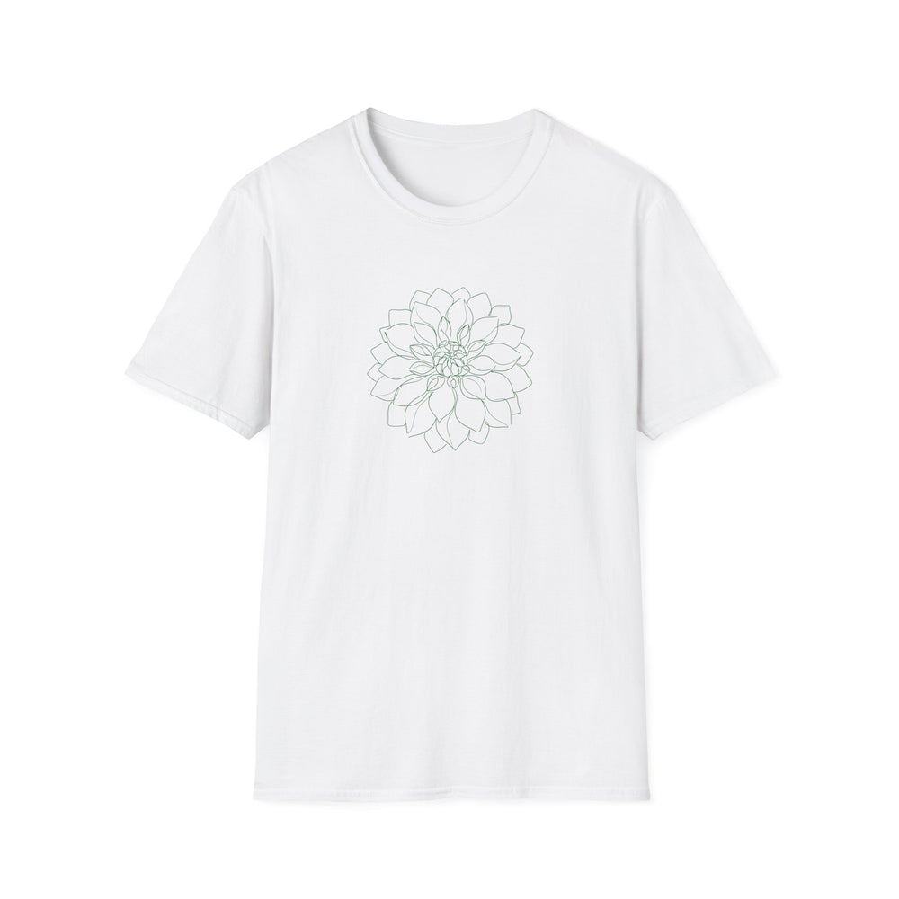 Dahlia Floral T-Shirt White