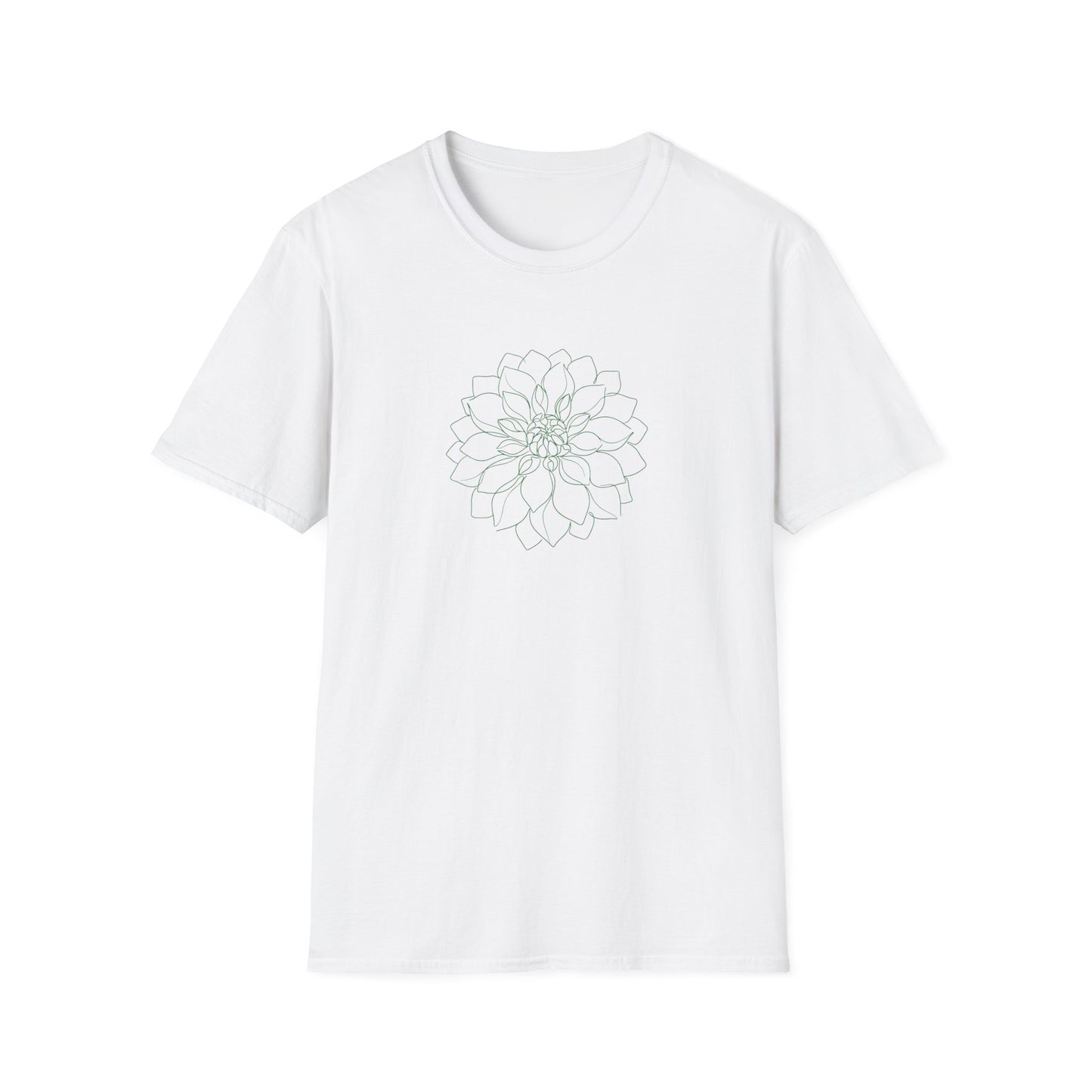Dahlia Floral T-Shirt White
