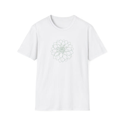 Dahlia Floral T-Shirt White