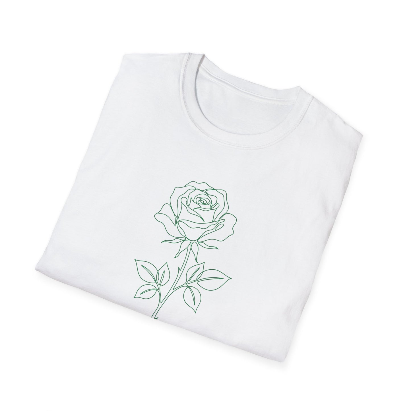 Rose Floral T-Shirt White