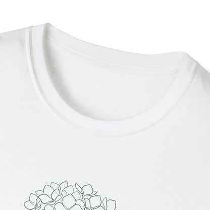 Hydrangea Floral T-Shirt White