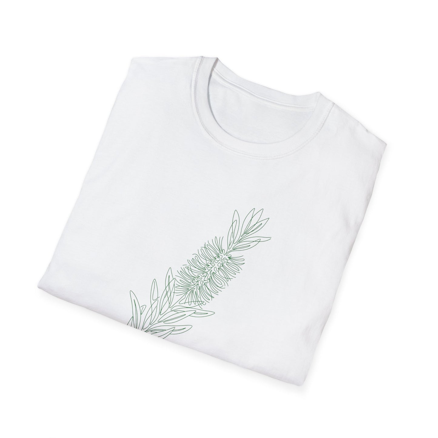 Bottlebrush Australian Native T-Shirt White