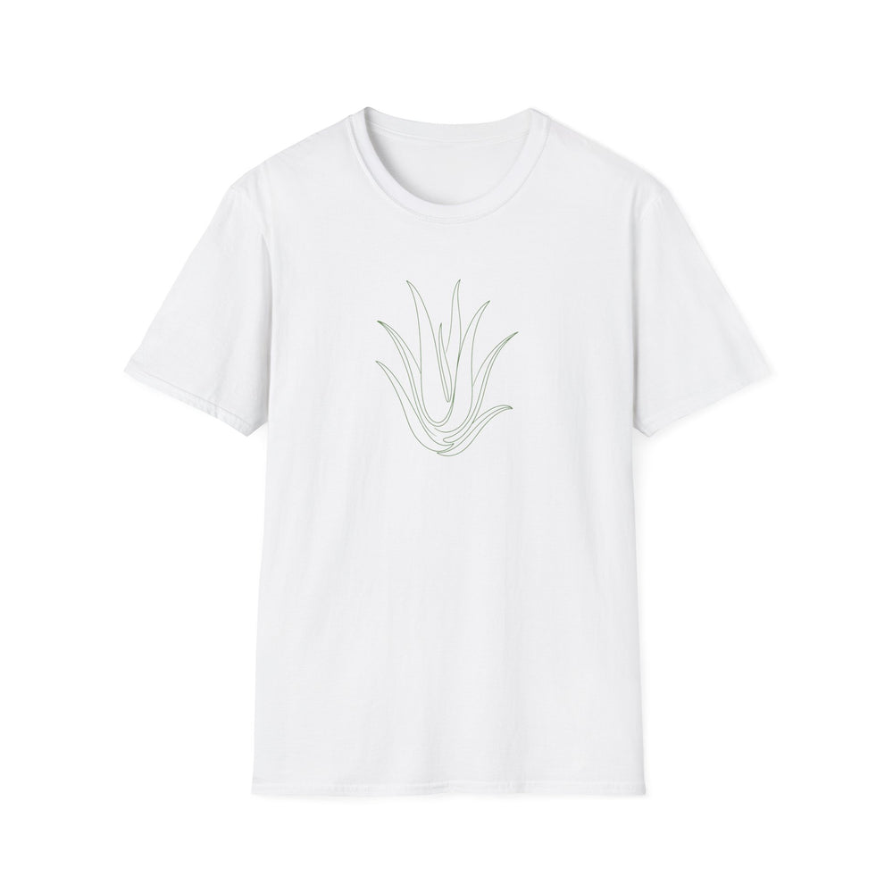 Aloe Vera Botanical T-Shirt White