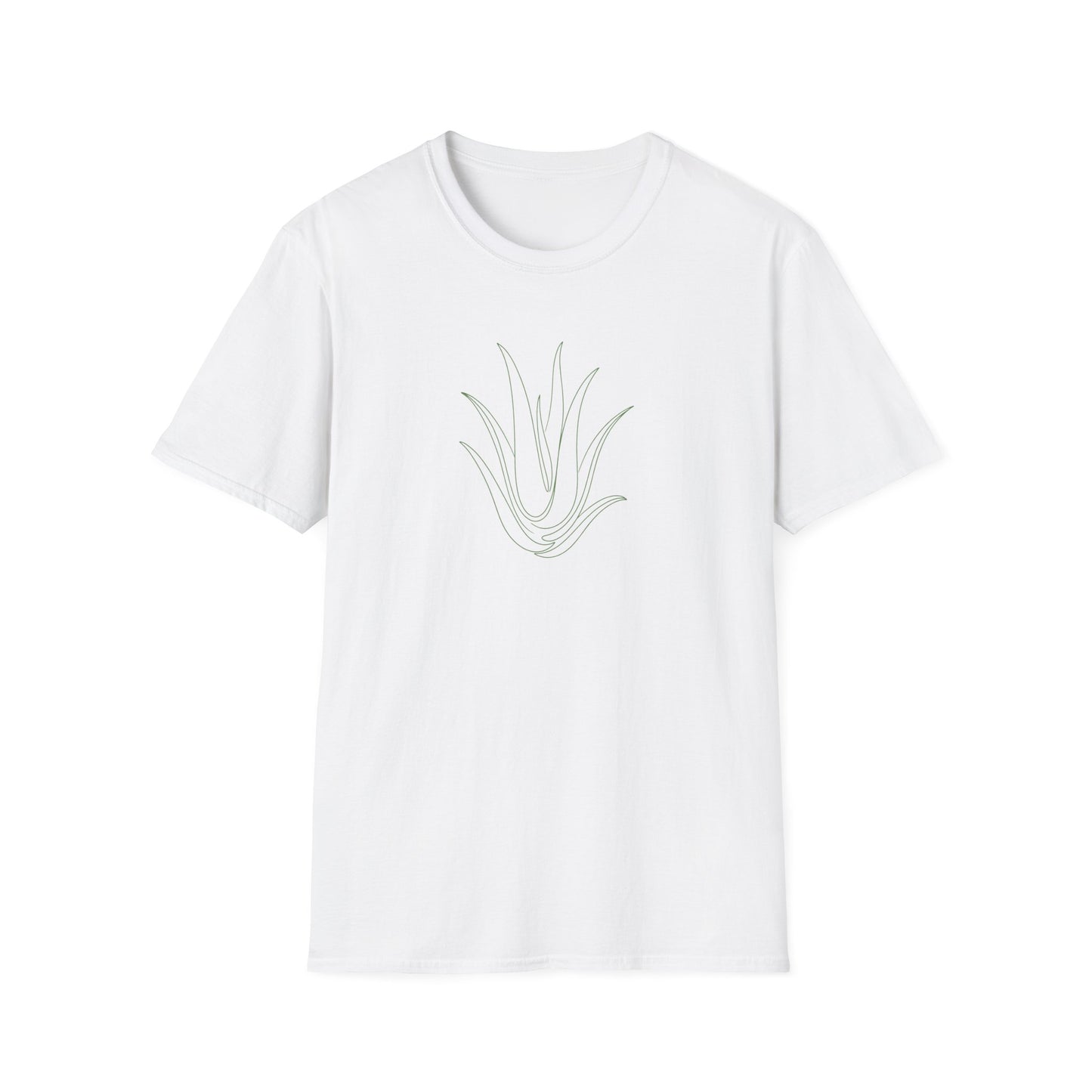 Aloe Vera Botanical T-Shirt White