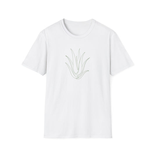 Aloe Vera Botanical T-Shirt White