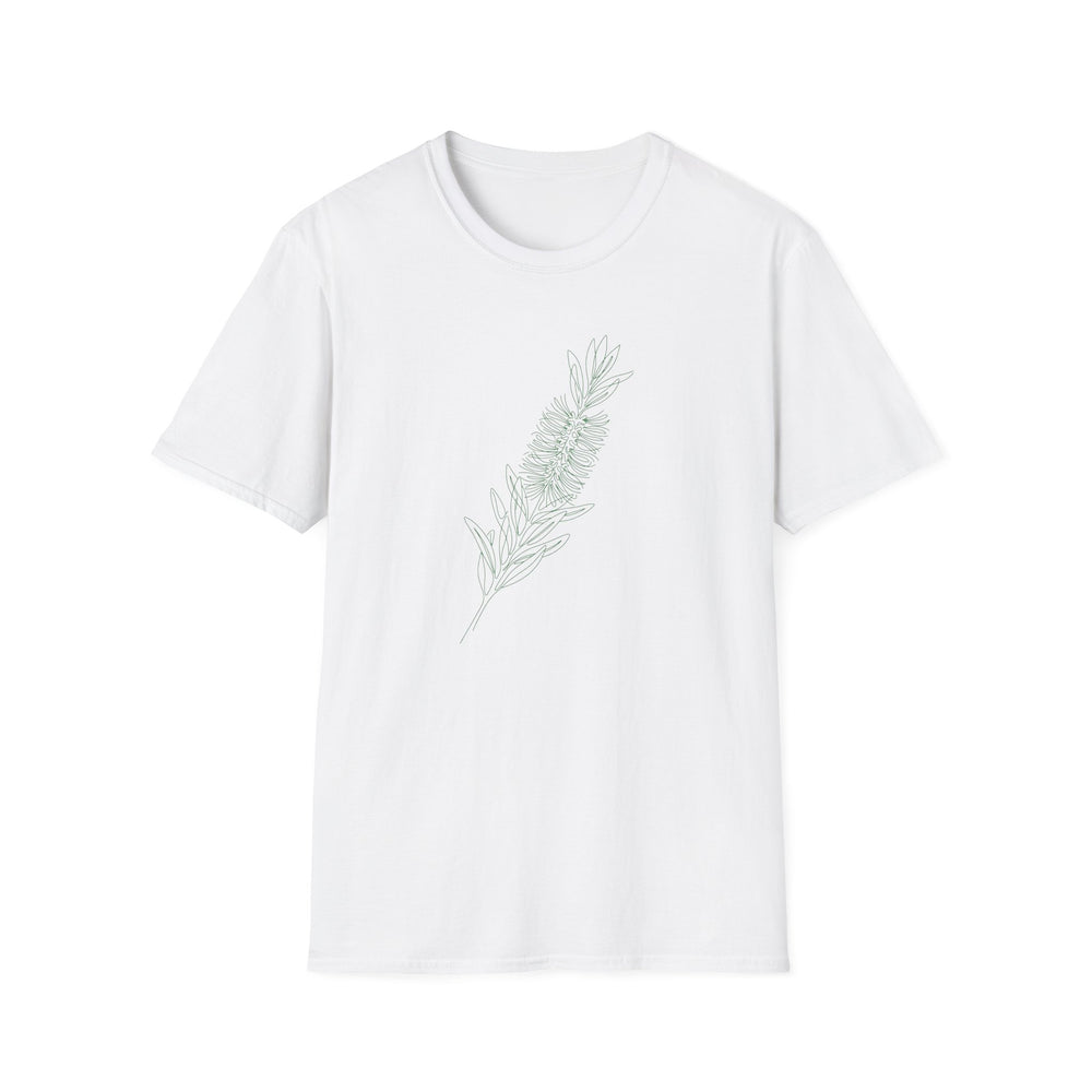 Bottlebrush Australian Native T-Shirt White