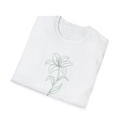 Lily Floral T-Shirt White
