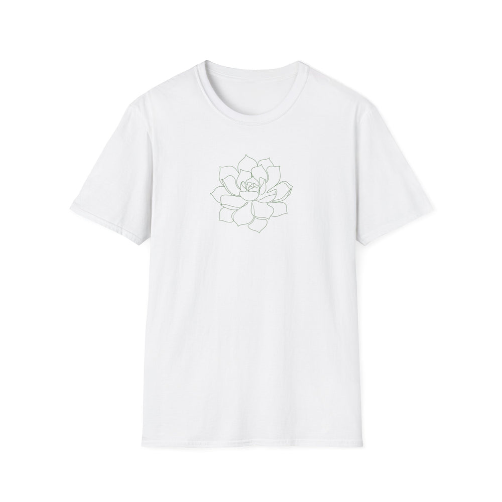 Succulent Botanical T-Shirt White