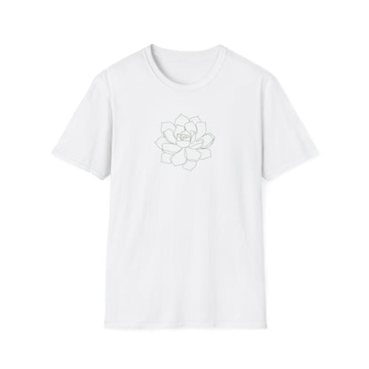 Succulent Botanical T-Shirt White