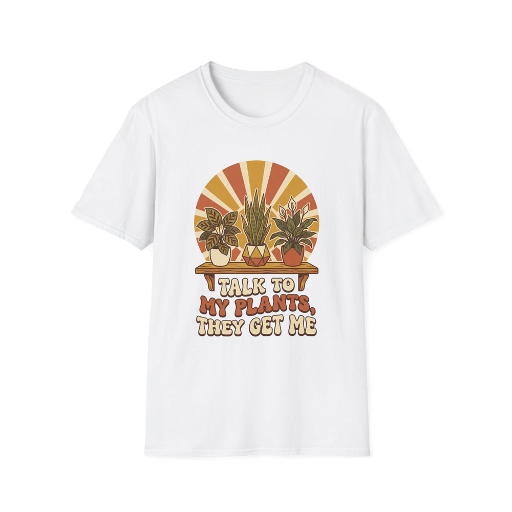 Talk To My Plants T-Shirt White