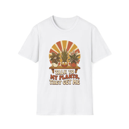 Talk To My Plants T-Shirt White