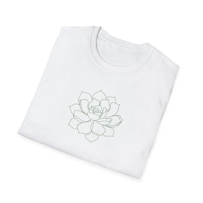 Succulent Botanical T-Shirt White