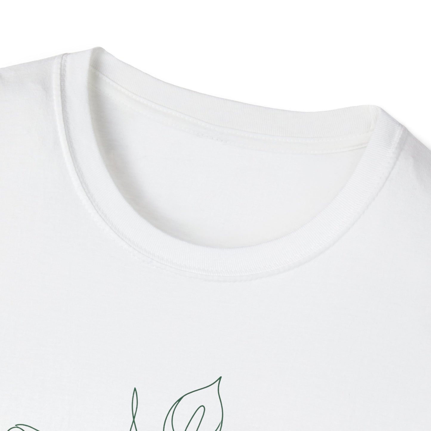 Peace Lily Botanical T-Shirt White