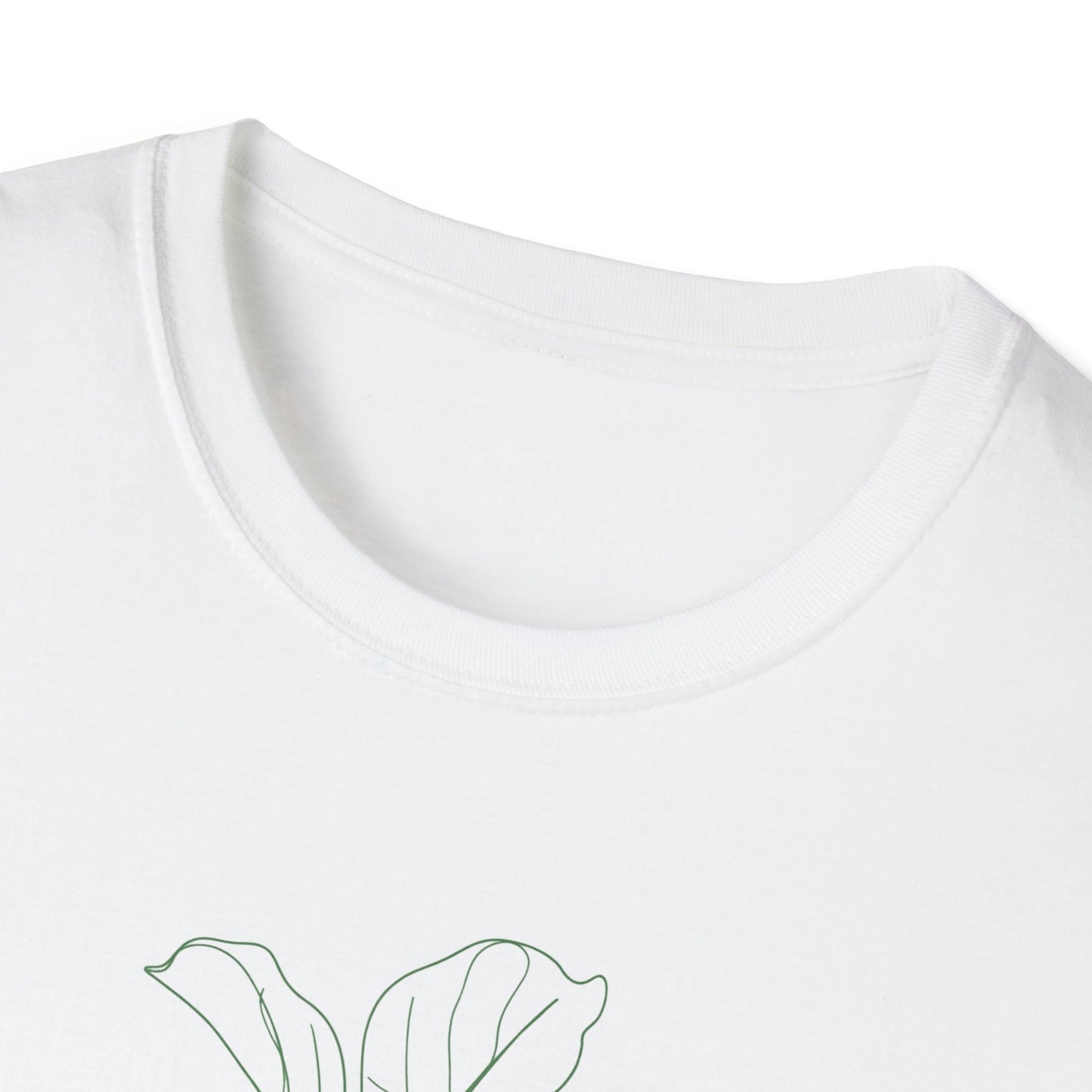 Fiddle Leaf Fig Botanical T-Shirt White