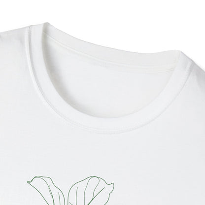 Fiddle Leaf Fig Botanical T-Shirt White