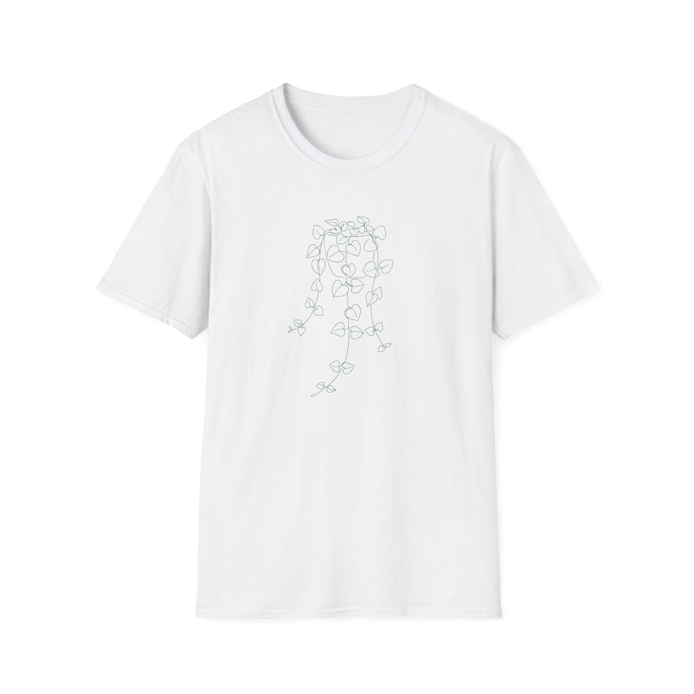 String of Hearts Botanical T-Shirt White