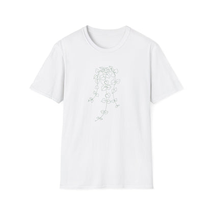 String of Hearts Botanical T-Shirt White