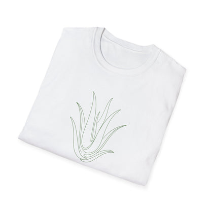 Aloe Vera Botanical T-Shirt White