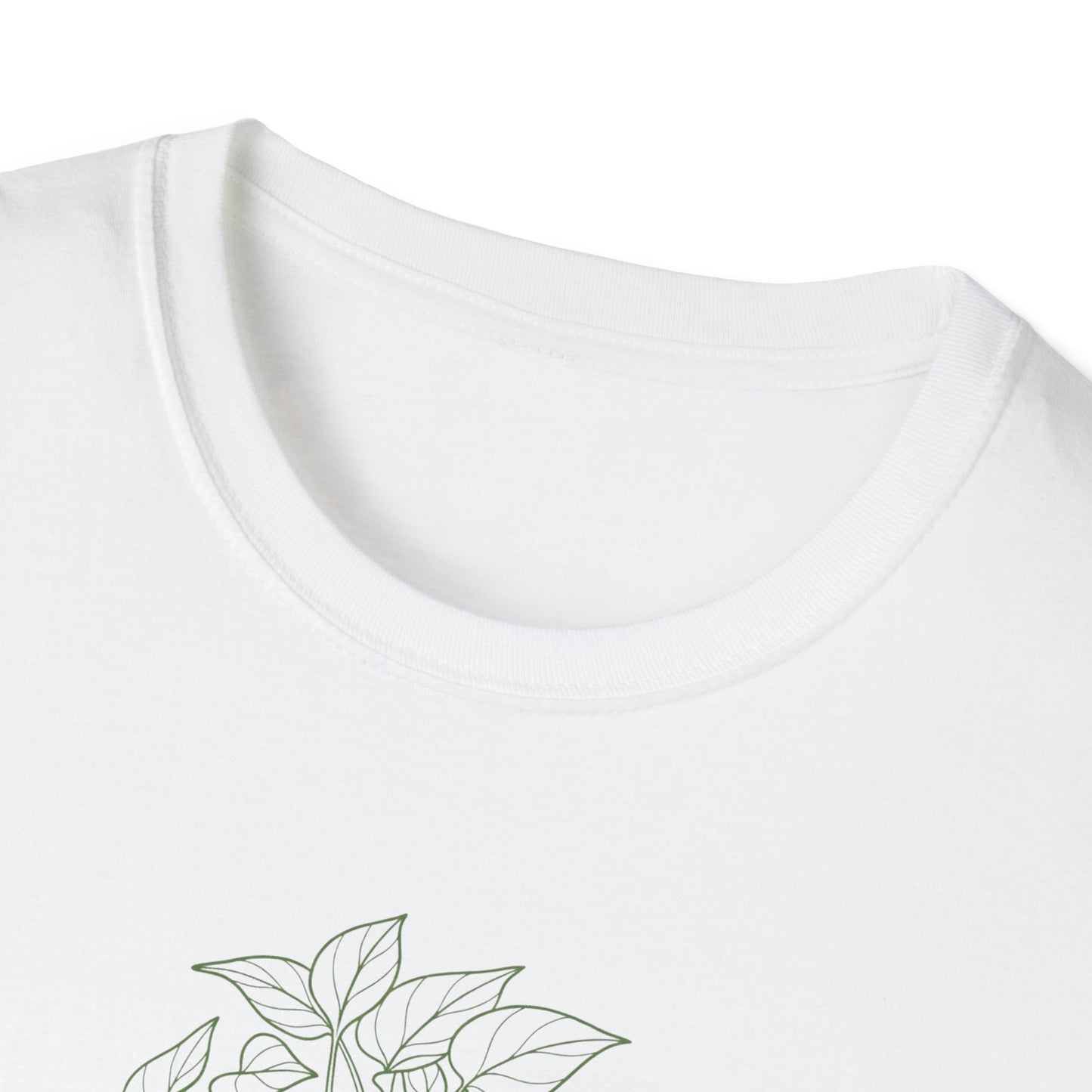 Pothos (Devil's Ivy) Botanical T-Shirt White